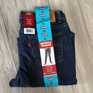 Levi's Youth High Rise Super Skiny Jeans, comfort stretch, adjustable waistband